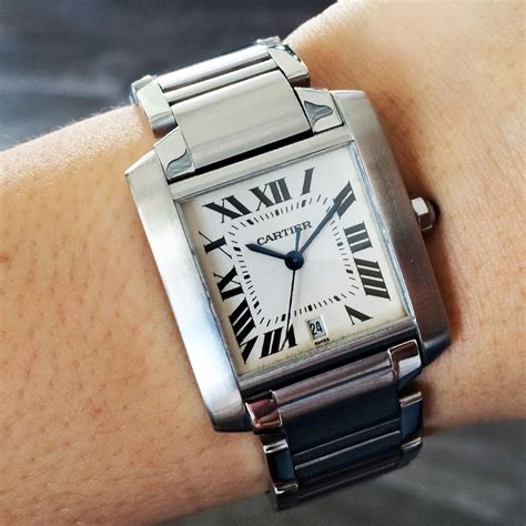 cartier tank francaise price.